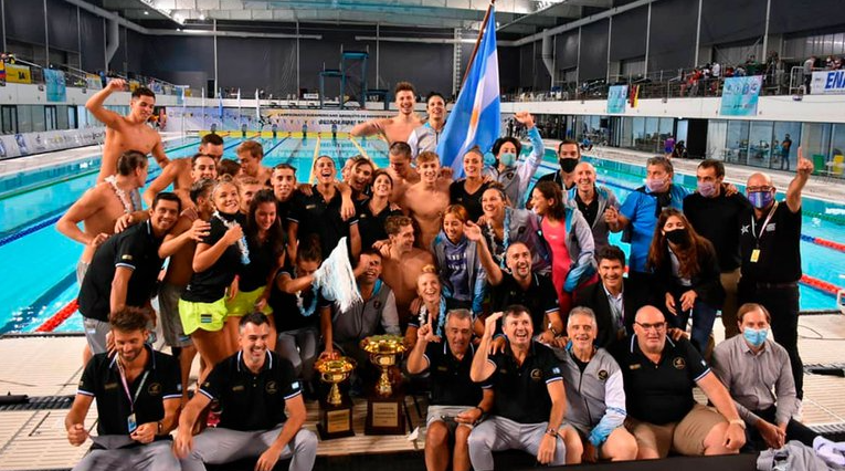 La selección Argentina de Natación se consagró campeona del Campeonato Sudamericano