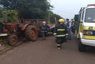 Un hombre murió tras caer del tractor en Alem