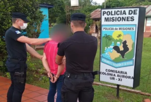 Colonia Aurora: quedo detenido por prender fuego a la vivienda de un vecino