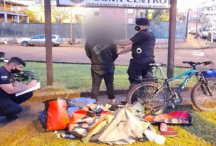 Oberá: recuperaron la bicicleta robada al turista cordobés, podrá continuar con su travesía