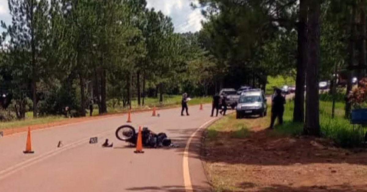 Alba Posse: joven motociclista falleció en un accidente sobre la ruta provincial 8