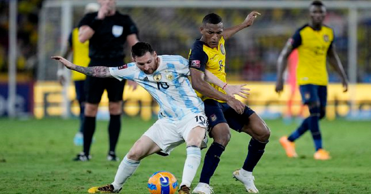 Ecuador empato a la Argentina sobre el final en Guayaquil