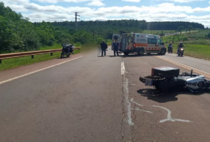 Un motociclista falleció al despistar sobre la ruta 12 en Capiovi