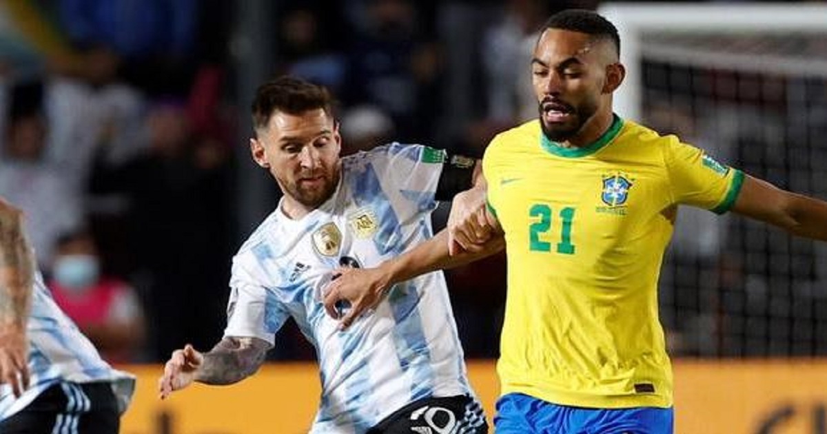 El partido pendiente entre Argentina y Brasil quedo oficialmente suspendido