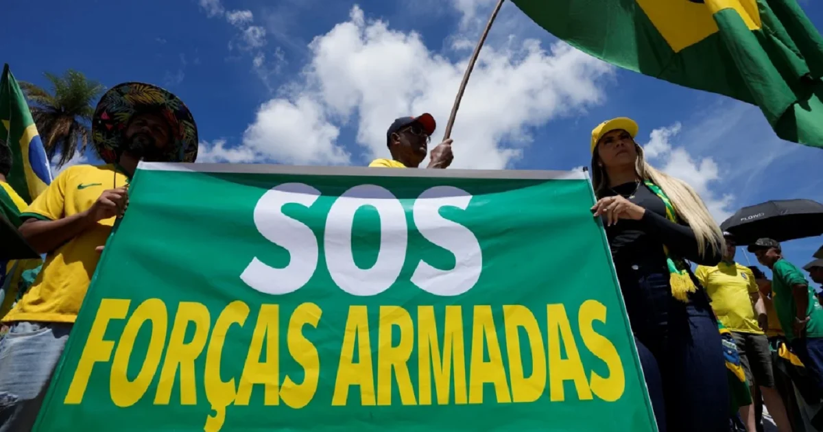 bolsonoristas pidieron por el ejercito para evitar que asuma Lula