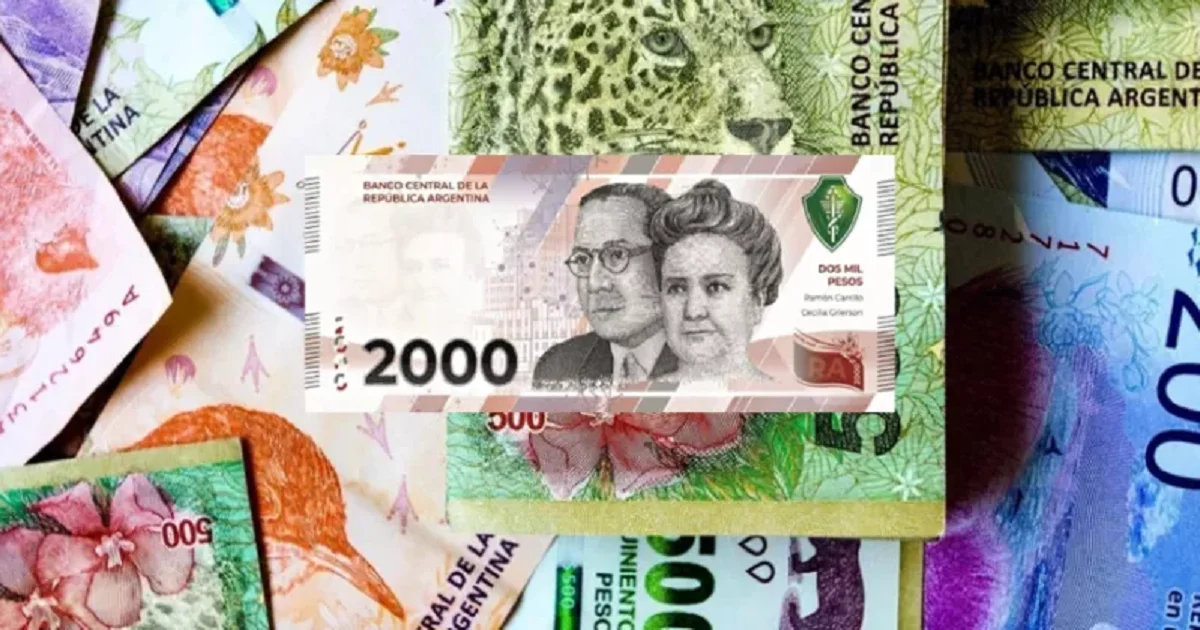 El Banco Central anunció la emisión de un billete de $2000 y se evalúa uno de $5000