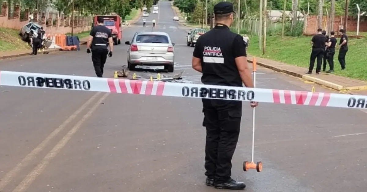 Posadas: un accidente ocurrido esta mañana en la avenida Alem, sumó una nueva víctima fatal