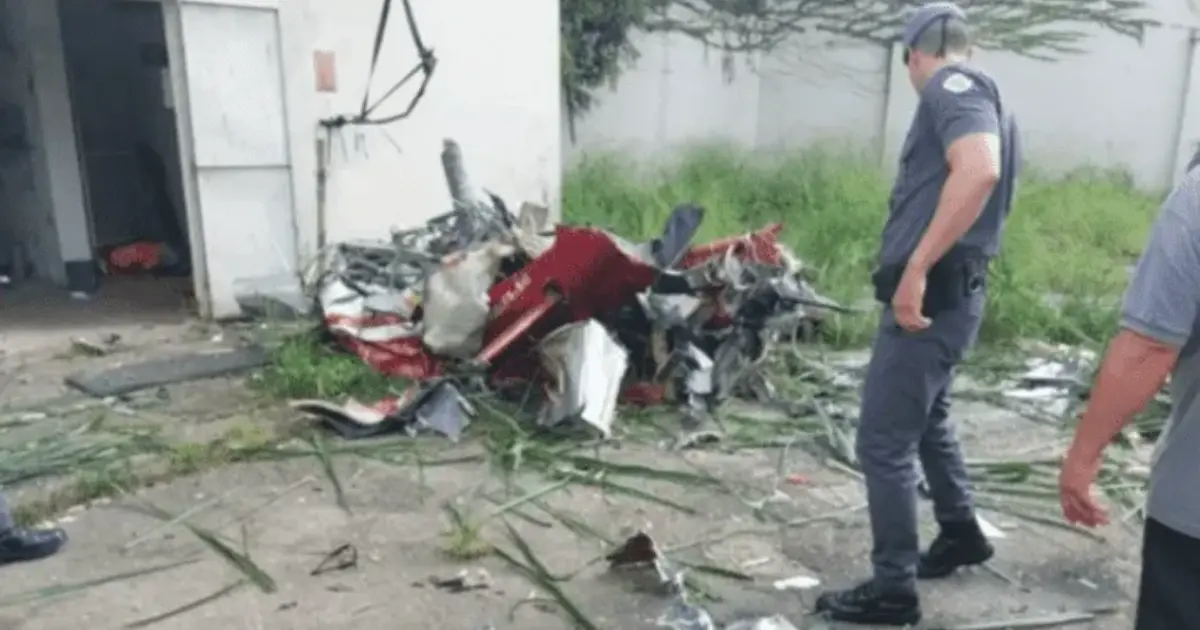 San Pablo: cayó un helicóptero y fallecieron cuatro personas