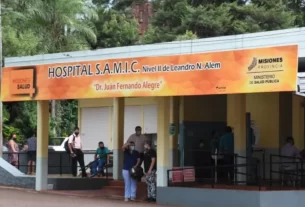 Leandro N. Alem llegó al hospital con síntomas de intoxicación por consumo de drogas