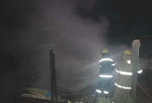 Un hombre perdió la vida tras el incendio de su vivienda en San Pedro