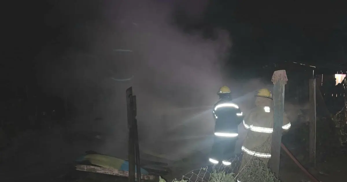 Un hombre perdió la vida tras el incendio de su vivienda en San Pedro